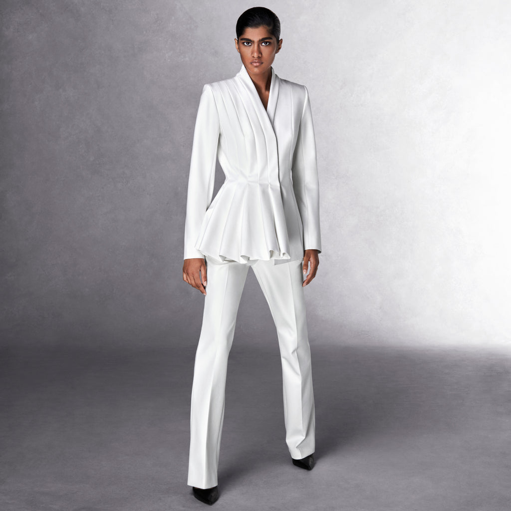 Wide-Leg Suit Trousers