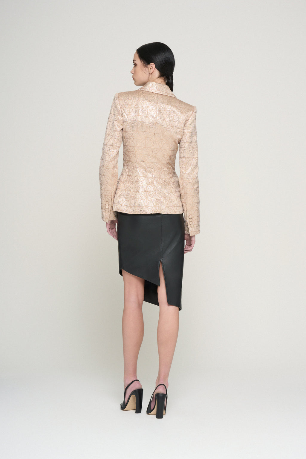 Fitted Jacquard Jacket